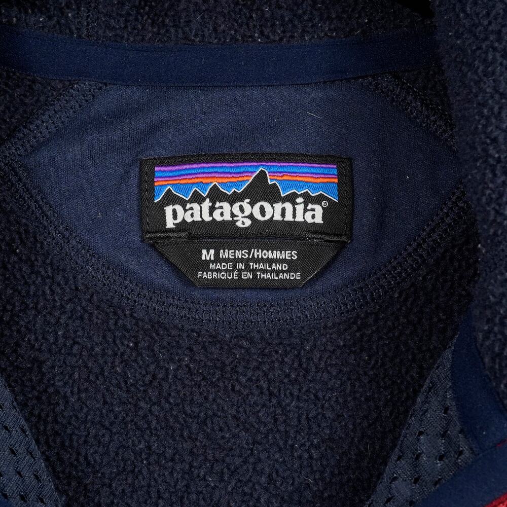 Patagonia Men’s Performance Better Sweater Hoody Blue/Navy Red Zippers Size M - Picture 5 of 12